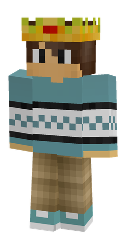 Blue skin: body, front render