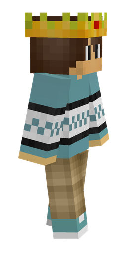 Blue skin: body, right side render