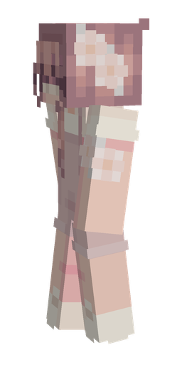Orange skin: body, left side render