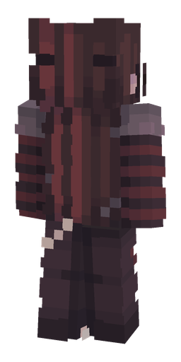 Black skin: body, back render