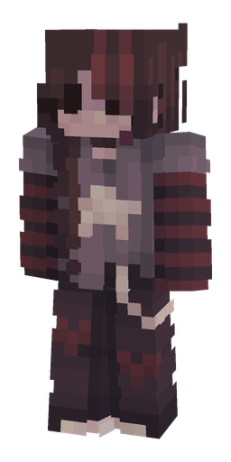 Black skin: body, front render