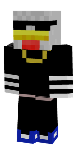 Black skin: body, front render