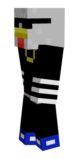 Black skin: body, left side render