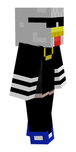 Black skin: body, right side render