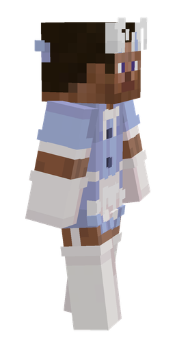Blue skin: body, right side render