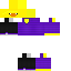 Black skin: raw texture render