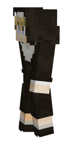 Black skin: body, left side render