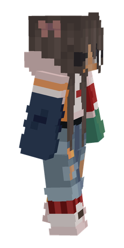 Black skin: body, right side render