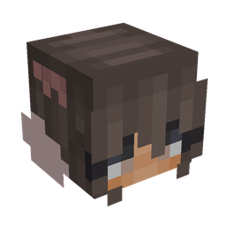 Black skin: head render
