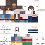 Black skin: raw texture render