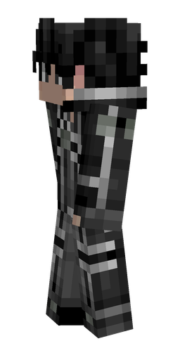 Black skin: body, left side render