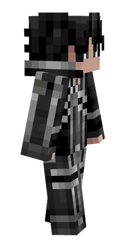Black skin: body, right side render