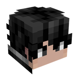 Black skin: head render