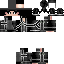 Black skin: raw texture render
