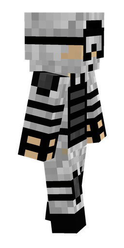 Black skin: body, right side render