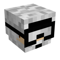 Black skin: head render
