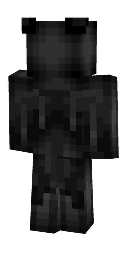 Black skin: body, back render