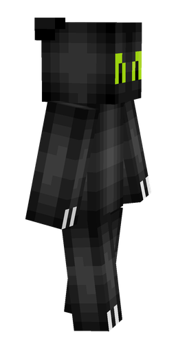 Black skin: body, right side render