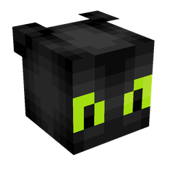 Black skin: head render