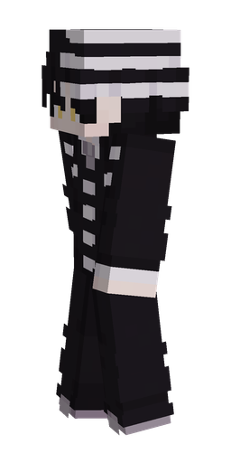Black skin: body, left side render