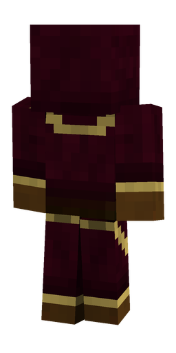 Black skin: body, back render