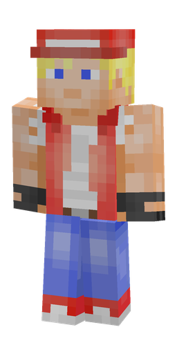 Blue skin: body, front render
