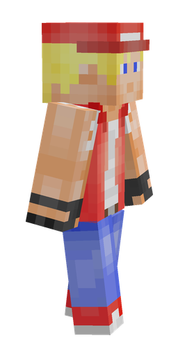 Blue skin: body, right side render
