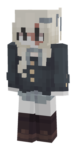 Black skin: body, front render