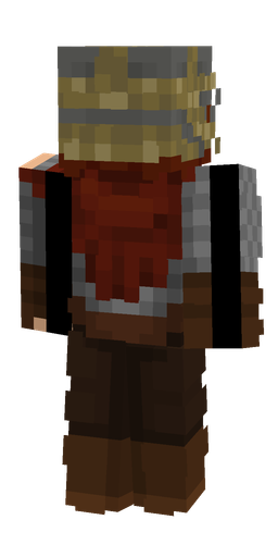 Brown skin: body, back render