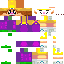 Classic skin: raw texture render
