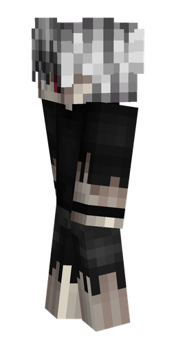 Black skin: body, left side render
