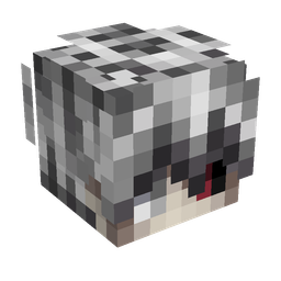 Black skin: head render