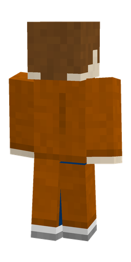 Brown skin: body, back render