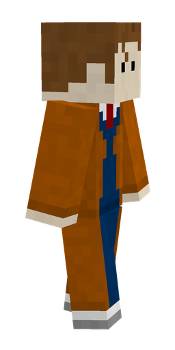 Brown skin: body, right side render