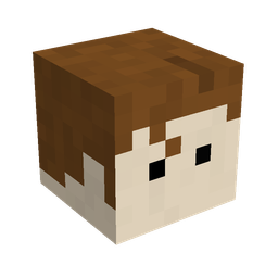 Brown skin: head render