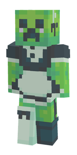 Black skin: body, front render