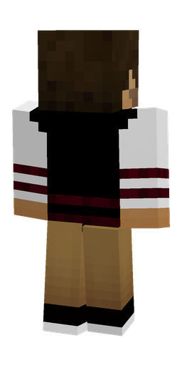 Black skin: body, back render
