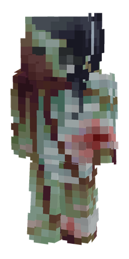Green skin: body, front render