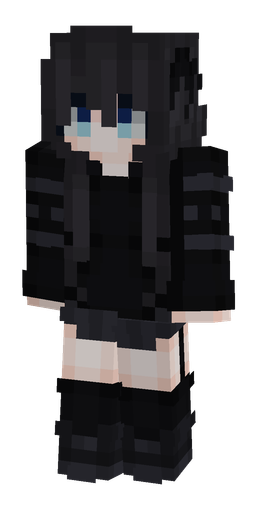 Black skin: body, front render