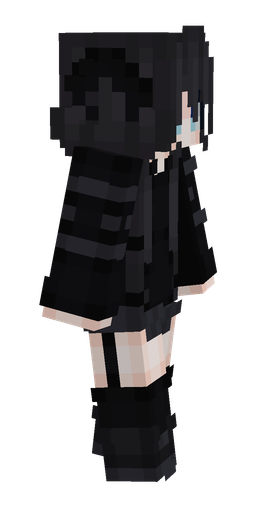 Black skin: body, right side render