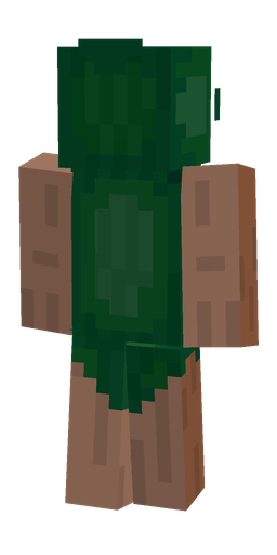 Brown skin: body, back render