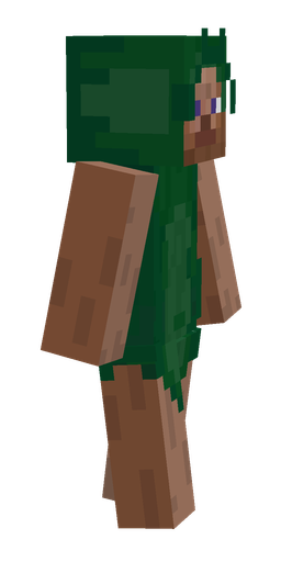 Brown skin: body, right side render