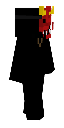 Black skin: body, right side render