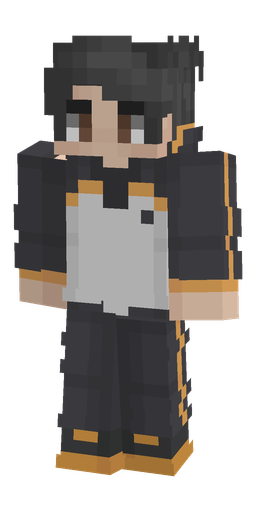 Black skin: body, front render