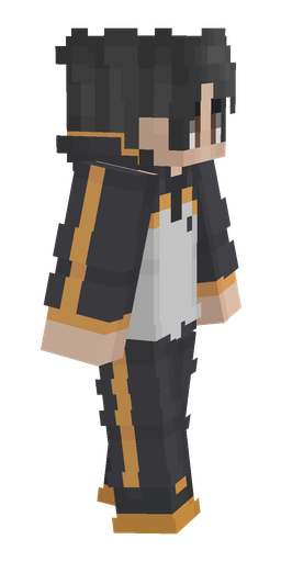 Black skin: body, right side render