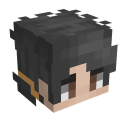 Black skin: head render