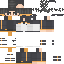 Black skin: raw texture render