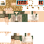 Classic skin: raw texture render