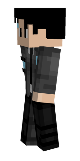 Black skin: body, left side render