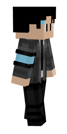 Black skin: body, right side render